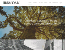 Tablet Screenshot of ironoak.com
